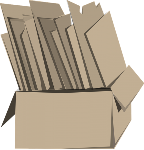 hacer una caja de cartón con planchas de cartón ondulado