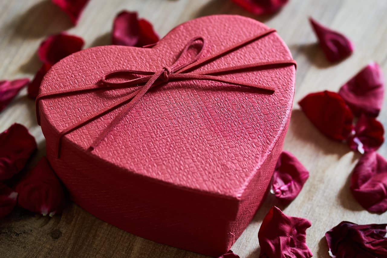 Packaging para enamorar con forma de corazón