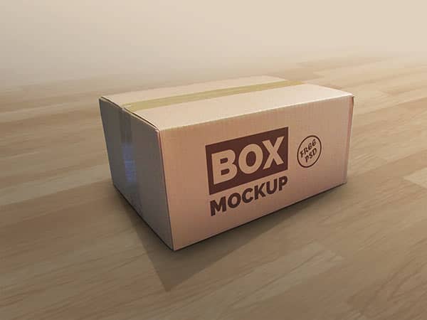 Mockup cajas de cartón nº1