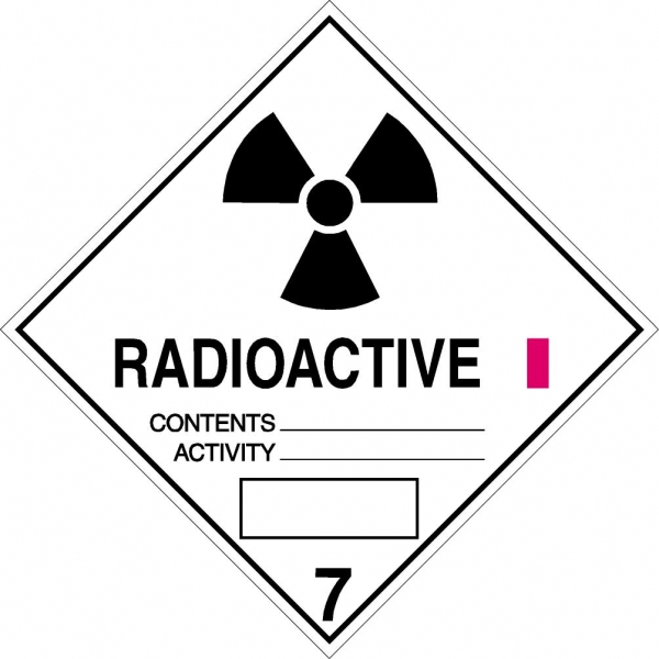 Símbolo materia radioactiva